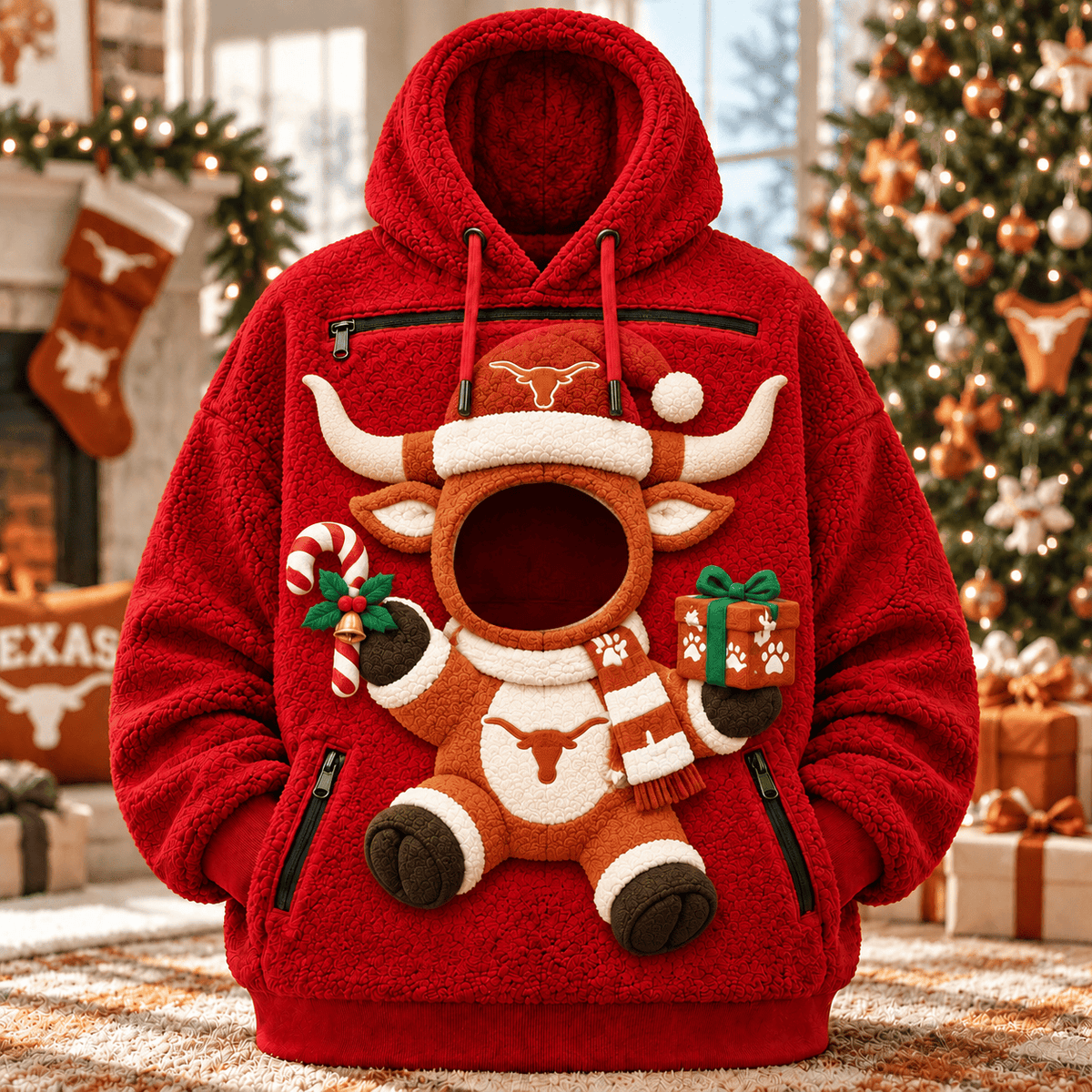 TLS PREMIUM Christmas Pet Pouch Hoodie NPL